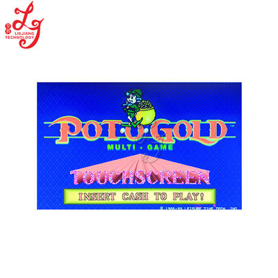 Classic POG 510 Original Green Game Board 16 In 1 Super Ball Keno