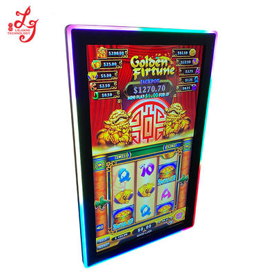 32 Inch Touch Screen 3M Infrared Slot Game Monitors With LED Lights Mounted