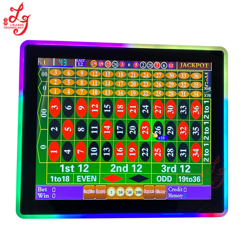 PCAP 19 Inch 3M Infrared Touch Screen POG Game Slot Gaming Monitor