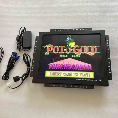 Lüks WMS 550 Ömrü 19 İnç Kızılötesi Dokunmatik Ekran 3M RS232 Casino Skilled Oyun Monitörü